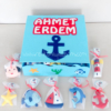 Denizci Anahtarlıklar Magnet Bebek Şekeri Set