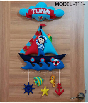 Tuna Mirza bebek isimli denizci kapı süsü