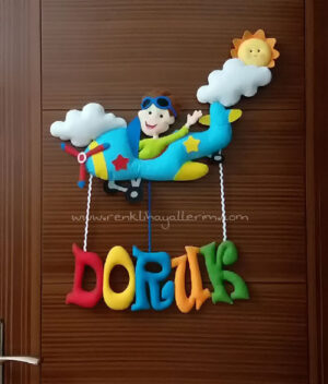 Doruk isimli uçak kapı süsü