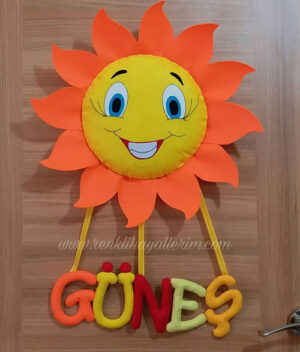Güneş Bebek Kapı Süsü - Güneş isimli bebek kapı süsü modelleri