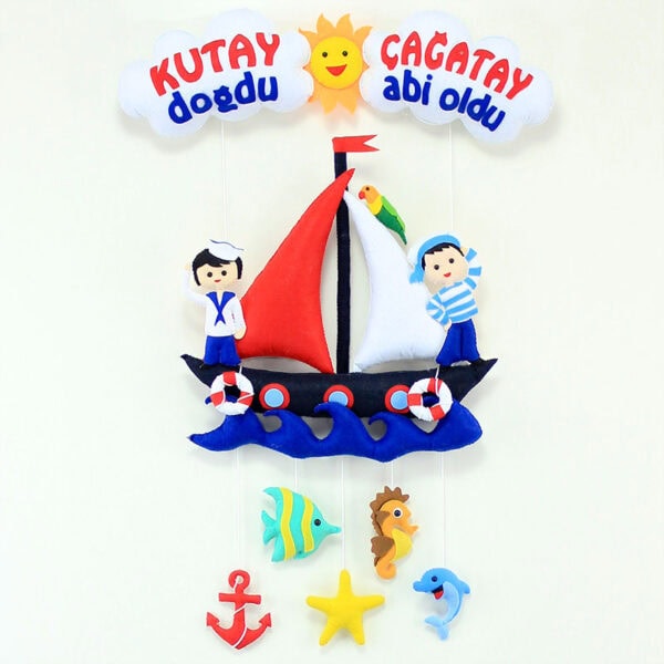 Denizci Kardeş Odası Kapı Süsü