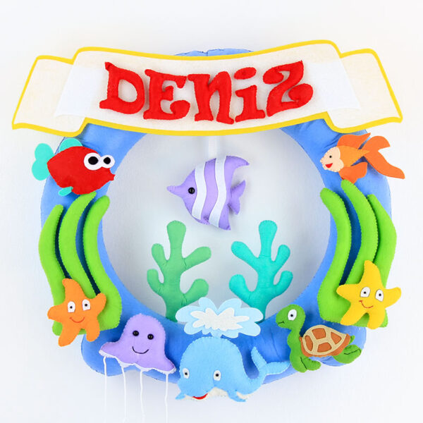 Atlas Bebek Odası Kapı Süsü