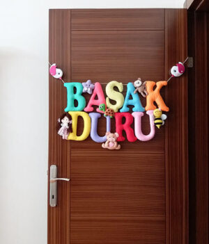 Başak Duru isimli Bebek Kapı Süsü - Kız Bebek