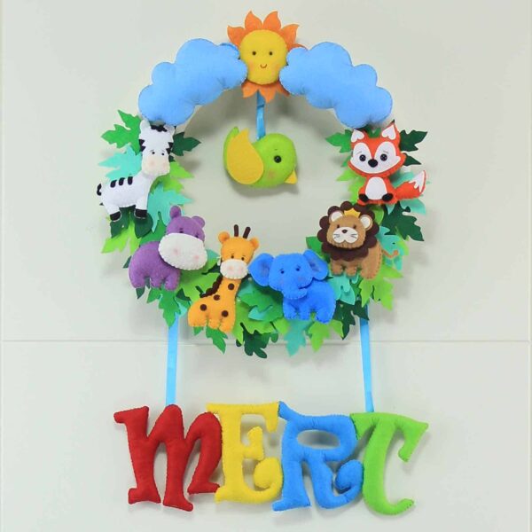 Mert isimli Safari Bebek Kapı Süsü
