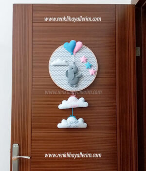 Filli Kasnak Kardeş Kapı Süsü Derin Demir isimli