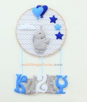 Filli kapı süsü kuzey isimli dolgulu harf