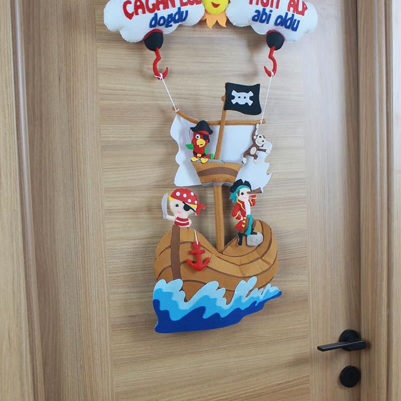 Korsan Kardeşler Oda Kapı Süsü Çağan Ege Yiğit Alp