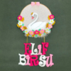 Kuğulu Bebek Kapı Süsü - Elif Birsu