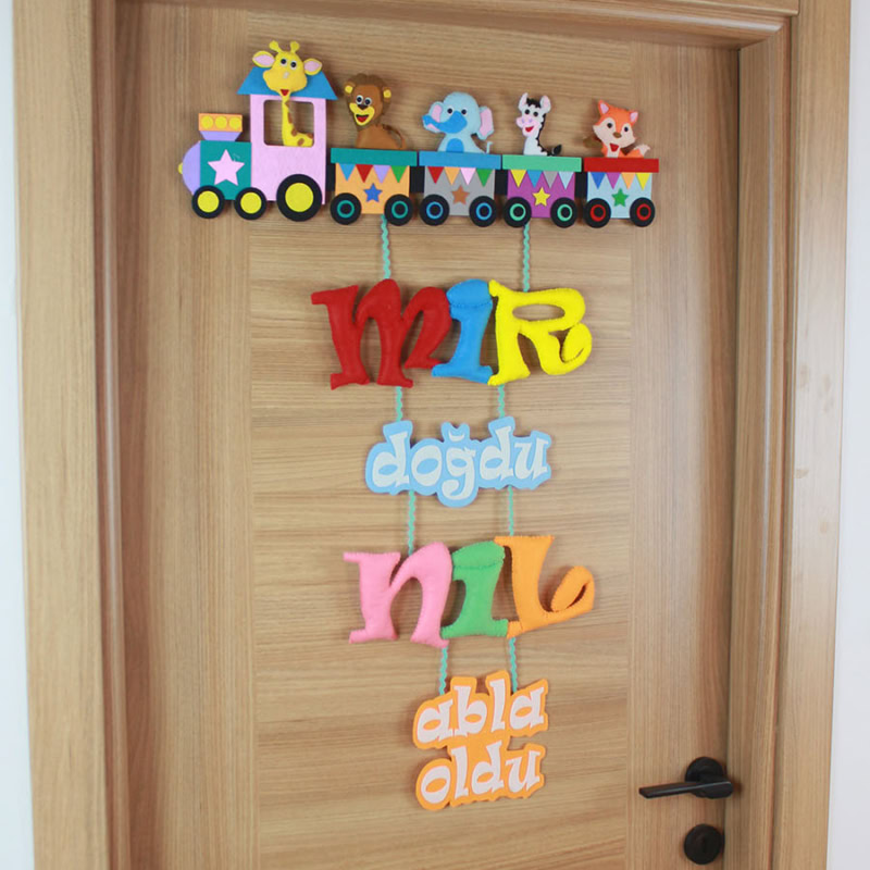 Mir ve Nil isimli Kardeş Tren Kapı Süsü