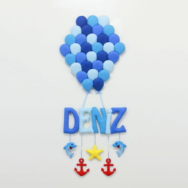Deniz isimli Balonlar Deniz Kapı Süsü