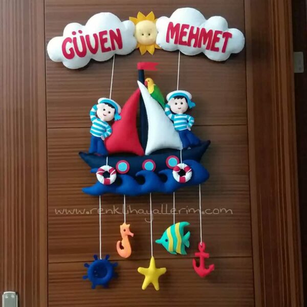 Güven Mehmet Denizci iki Kardeş Kapı Süsü