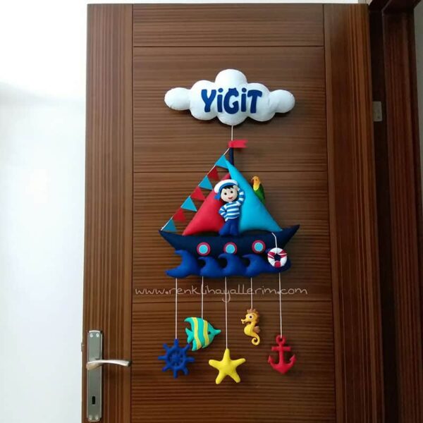 Denizci Kapı Süsü Çizgili - Yiğit
