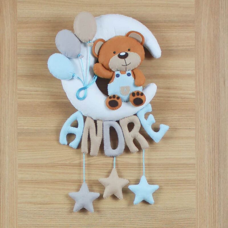 Aydede Balonlu Ayıcık Kapı Süsü Kapak Andre