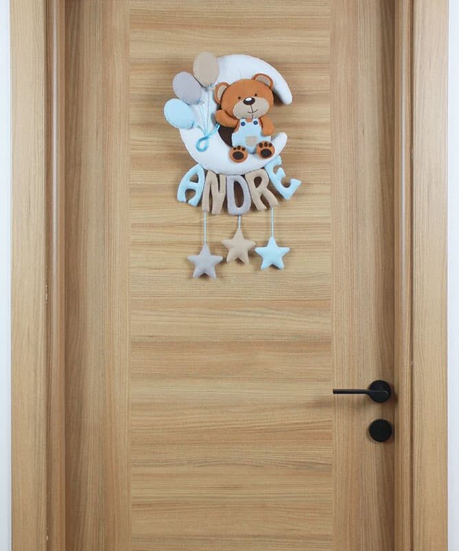 Aydede Balonlu Ayıcık Kapı Süsü Kapı Andre