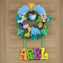 Arel isimli safari hastane bebek odası kapı süsü