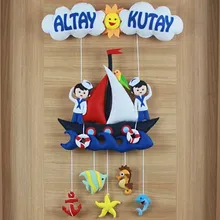 Altay ve Kutay isimli denizci kardeş odası dekorasyonu