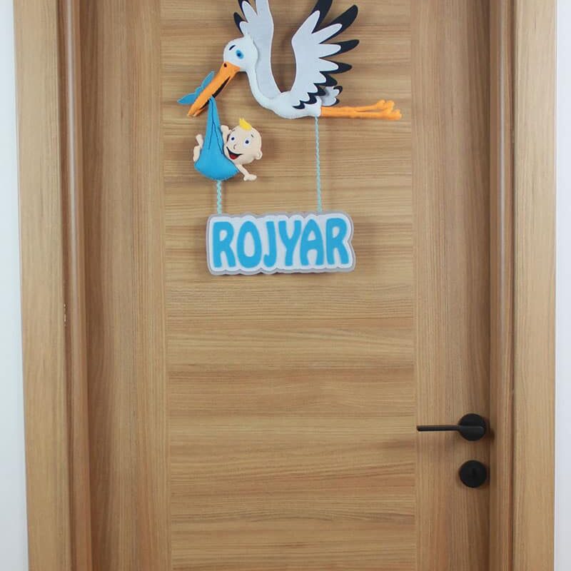 Leylek Kundak Kapı Süsü Rojyar isimli