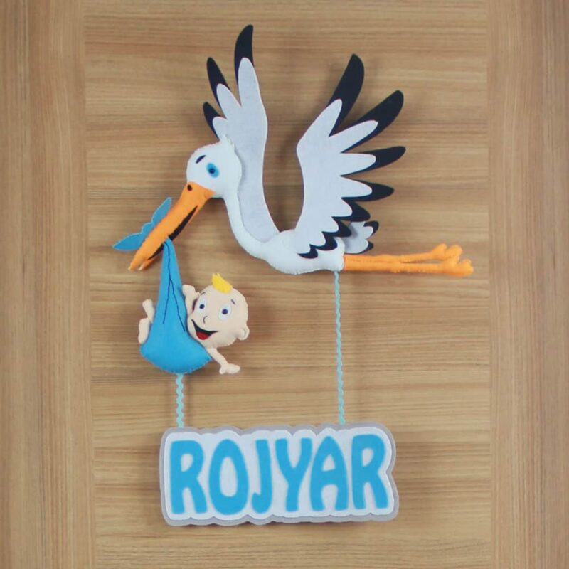 Leylek Kundak Kapı Süsü Rojyar isimli