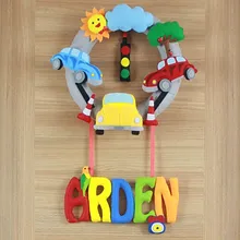 Arden isimli Arabalı Trafik Bebek ve Hastane Odası Kapı Süsü