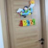 Arden isimli Uçak Pilot Bebek Ve Hastane Odası Kapı Süsü