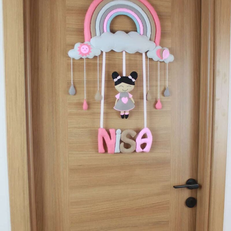 Gökkuşağı Soft Kapı Süsü - Nisa