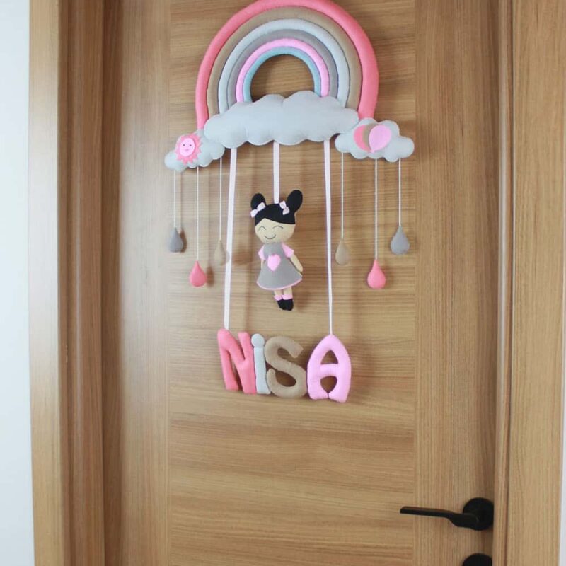 Gökkuşağı Soft Kapı Süsü - Nisa