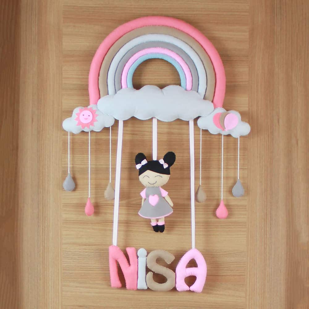 Gökkuşağı Soft Kapı Süsü - Nisa