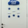 Asaf Ege isimli Bulut Bebek ve Hastane Odası Kapı Süsü