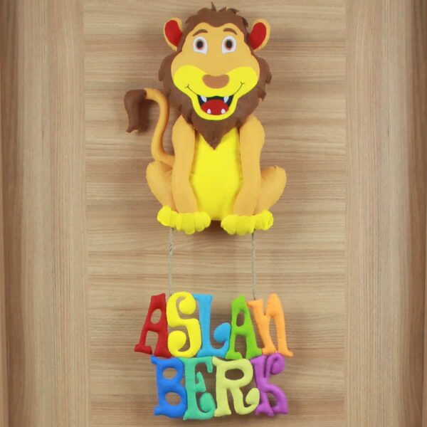 Aslan Berk isimli Aslan Bebek ve Hastane Odası Kapı Süsü