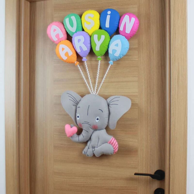 Avşin Arya isimli Filli Bebek ve Hastane Odası Kapı Süsü