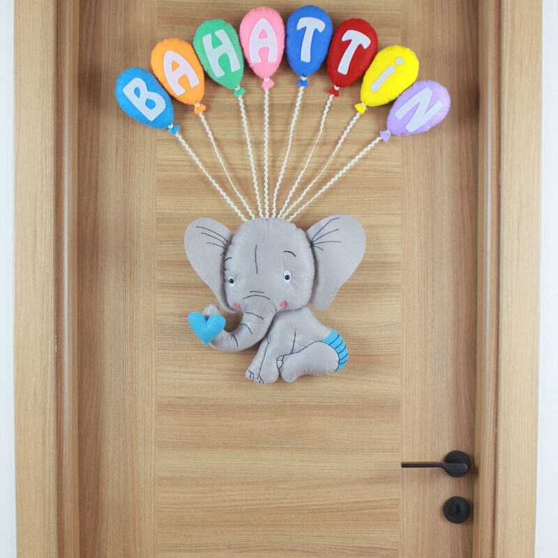 Bahattin isimli Filli Bebek ve Hastane Odası Kapı Süsü