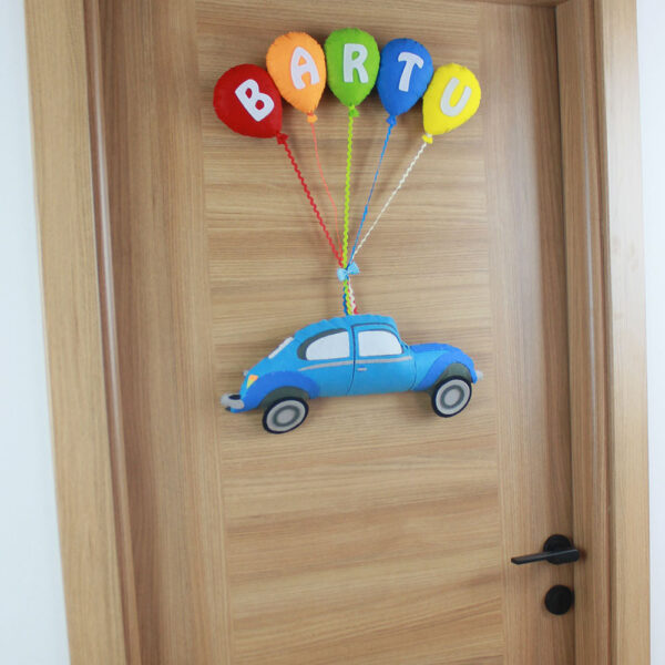 bartu isimli vosvos bebek ve hastane odası kapı süsü