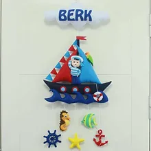 Berk isimli Denizci Bebek ve Hastane Odası Kapı Süsü