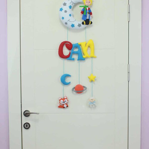 Can isimli Aydede Prens Bebek ve Hastane Odası Kapı Süsü