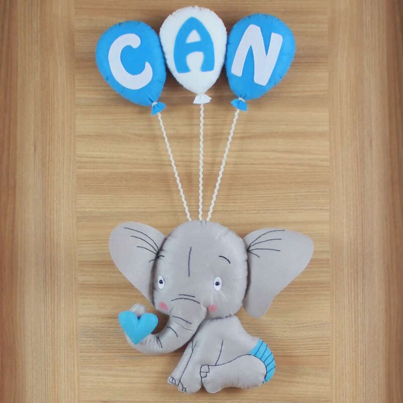 Can isimli Filli Bebek ve Hastane Odası Kapı Süsü