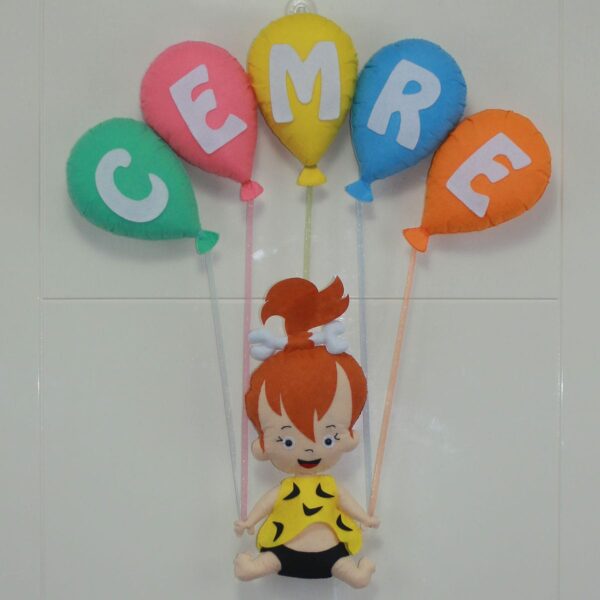 Cemre isimli Çakıl Bebek ve Hastane Odası Kapı Süsü