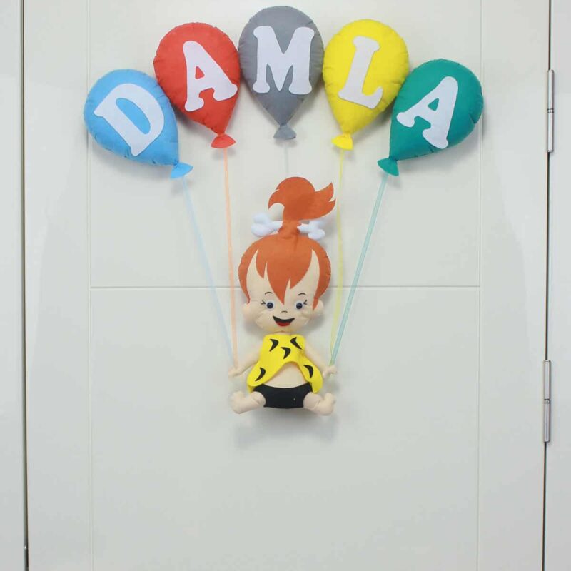 Damla isimli Çakıl Bebek Kapı Süsü