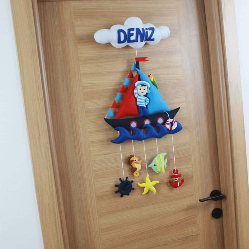 Deniz isimli Denizci Kapı Süsü