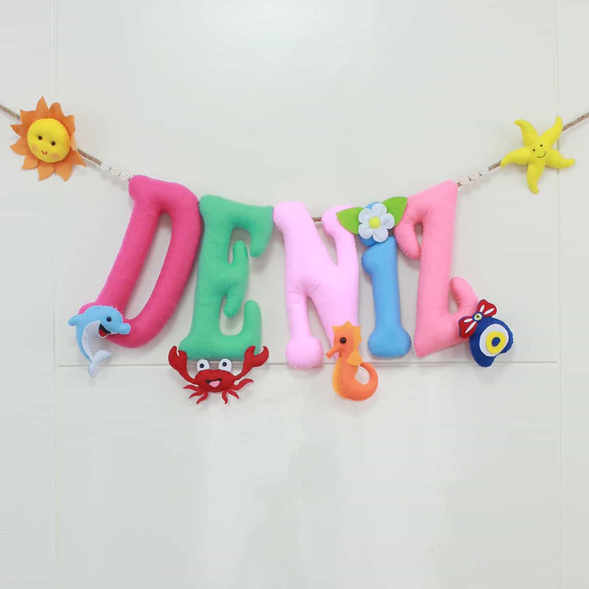 Deniz isimli İsimlik Kapı Süsü