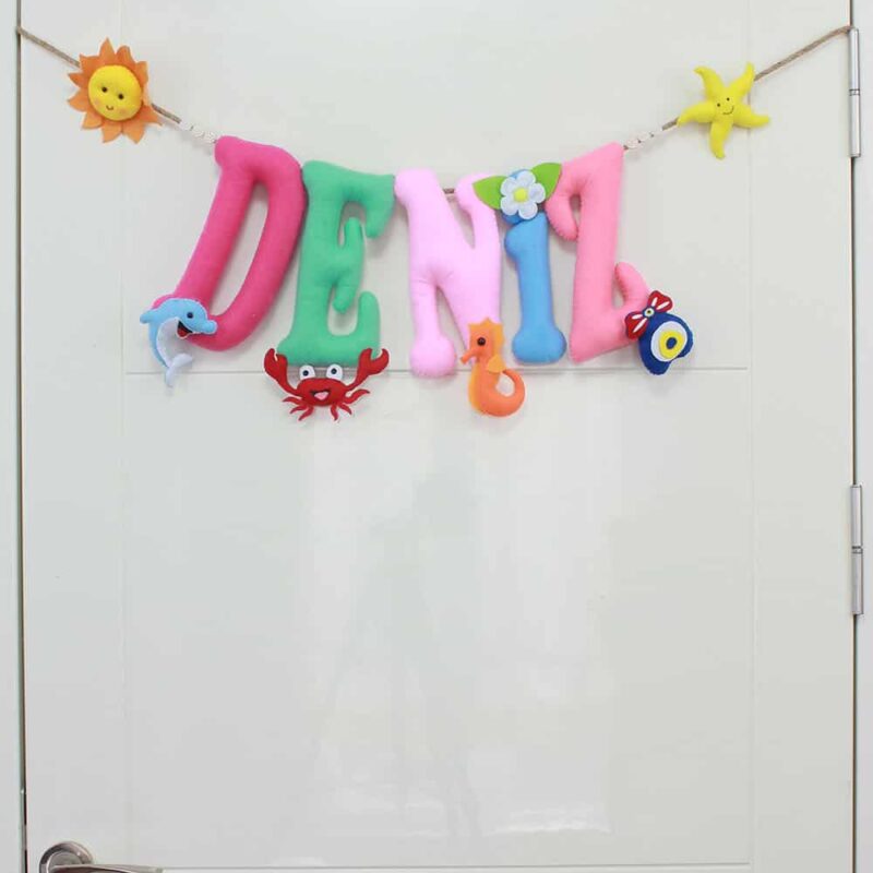 Deniz isimli İsimlik Kapı Süsü