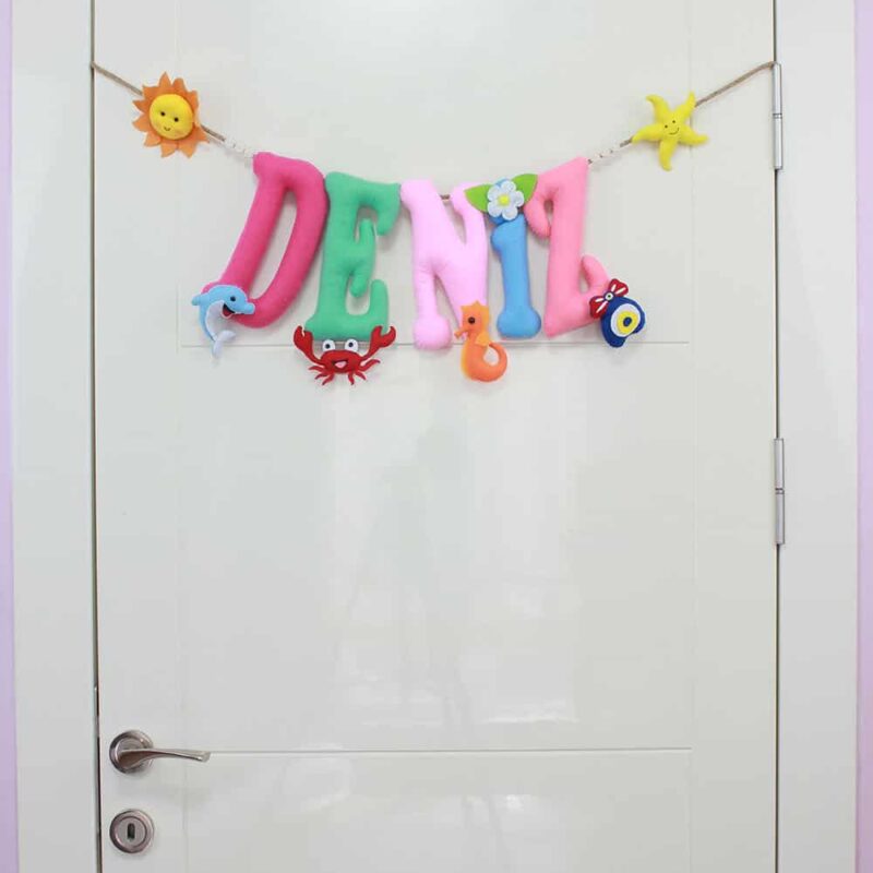 Deniz isimli İsimlik Kapı Süsü