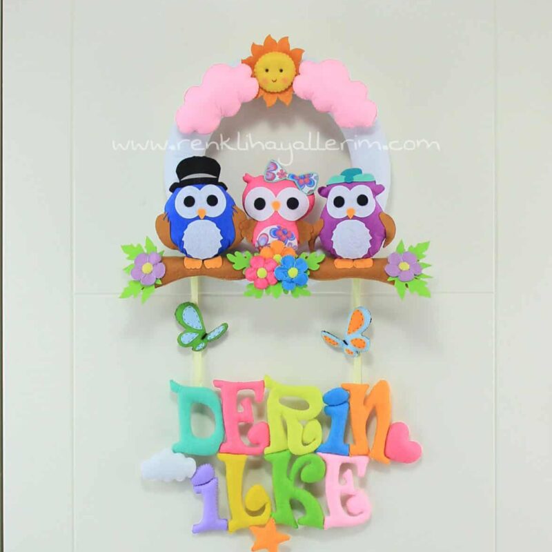 Derin İlke isimli Baykuş Kapı Süsü