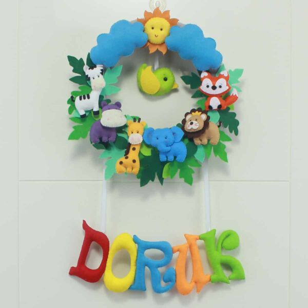 Doruk isimli Safari Bebek Kapı Süsü