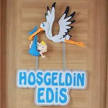 Edis isimli Leylek Kapı Süsü