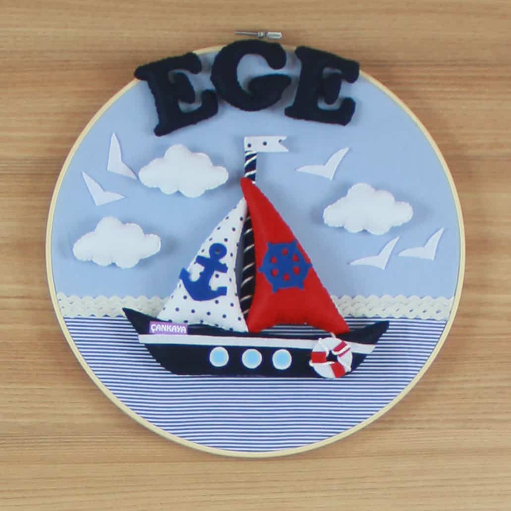 Ege isimli Denizci Kasnak Kapı Süsü