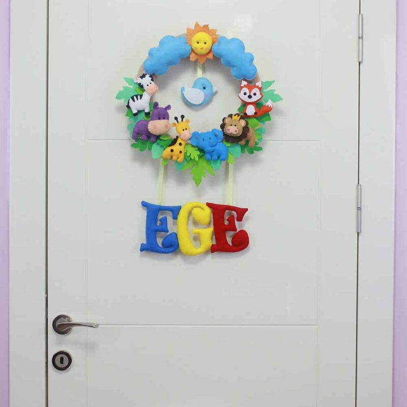 Ege isimli Safari Bebek Kapı Süsü