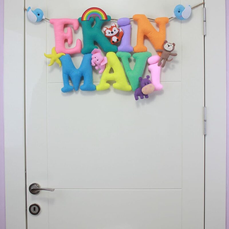 Ekin Mavi isimli İsimlik Kapı Süsü