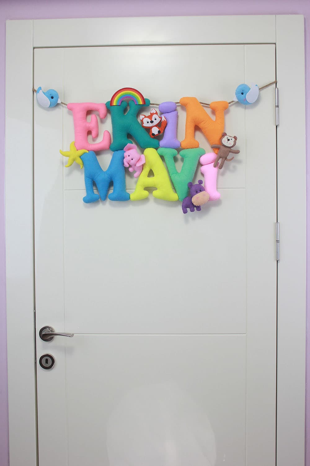 Ekin Mavi isimli İsimlik Kapı Süsü