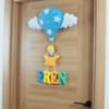 Eren isimli Balonlu Bebek Kapı Süsü