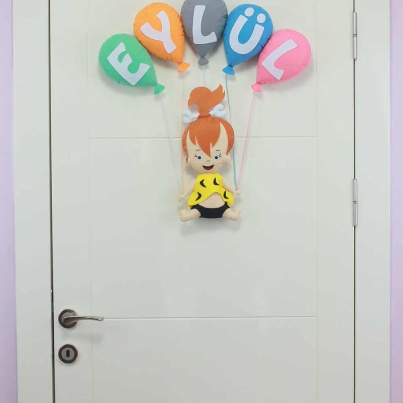 Eylül isimli Çakıl Bebek Kapı Süsü